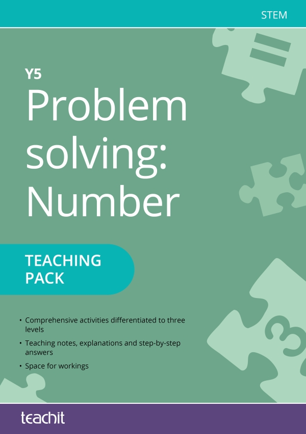 number problem solving activities